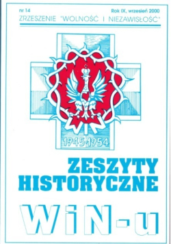 Zeszyty historyczne win u Nr 14