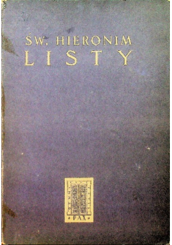 Hieronim Listy Tom I