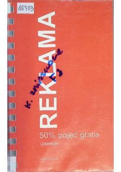 Reklama 50% pojęć gratis leksykon