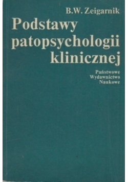 Podstawy patopsychologii klinicznej
