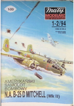 Mały modelarz Nr 1 i 2 / 94 Amerykański samolot bombowy
