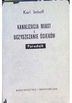 Kanalizacja miast i oczyszczanie ścieków