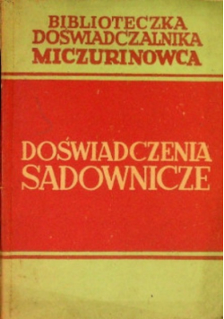 Doświadczenia sadownicze