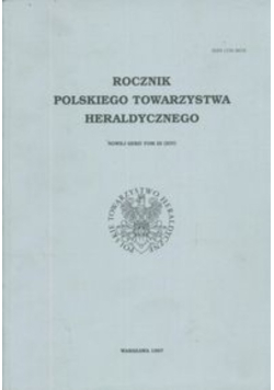 Rocznik Polskiego Towarzystwa Heraldycznego Tom III (XIV)