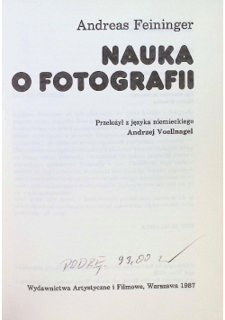 Nauka o fotografii