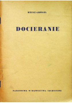 Docieranie