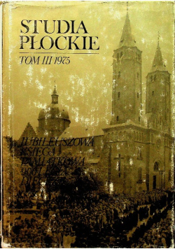 Studia płockie Tom III