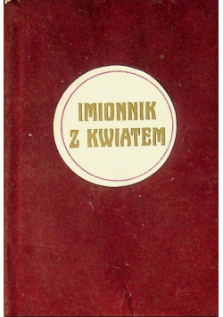 Imionnik z kwiatem