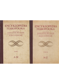 Encyklopedia staropolska Tom I i II