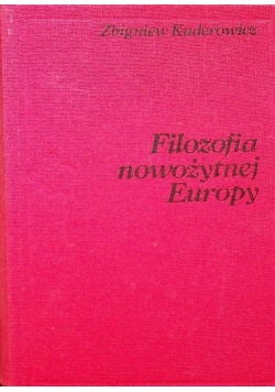 Filozofia nowożytnej Europy