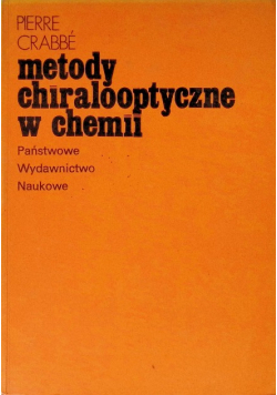 Metody chiralooptyczne w chemii