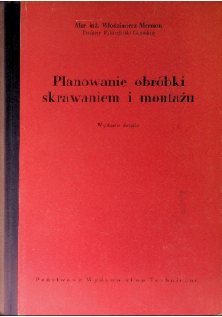 Planowanie obróbki skrawaniem i montażem