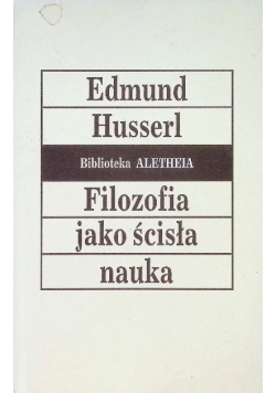 Filozofia jako ścisła nauka