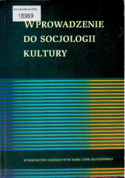 Wprowadzenie do socjologii kultury