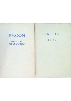 Novum Organum / Eseje