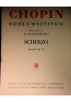 Chopin dzieła wszystkie scherzo b moll