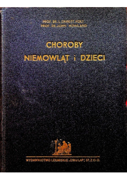 Choroby niemowląt i dzieci 1938 r.