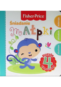 Fisher Price Puzzle. Śniadanie małpki