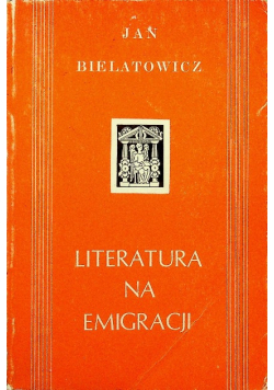 Literatura na emigracji