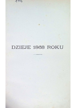 Dzieje 1863 roku Tom 4 1905 r.