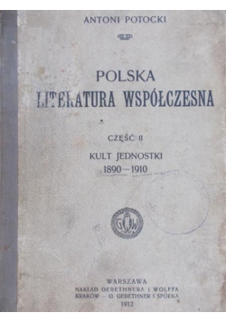 Polska literatura współczesna, 1912 r.