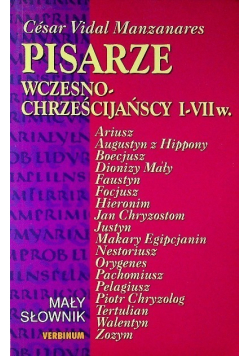 Pisarze wczesnochrześcijańscy I do VII w
