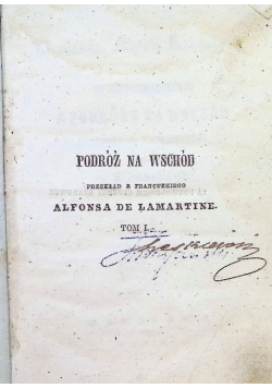 Podróż Na Wschód 1843 r.
