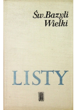 Bazyli Wielki Listy