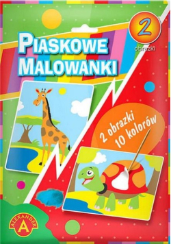 Piaskowa Malowanka Żyrafa Żółw