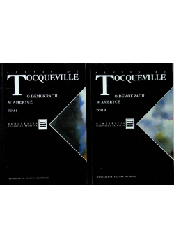O demokracji w Ameryce Tom 1 i 2