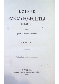 Dzieje rzeczypospolitej polskiej Tom 4 1863r.