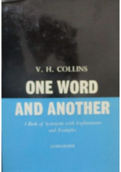 One word and another