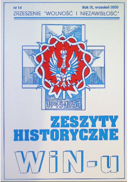Zeszyty historyczne win u Nr 14