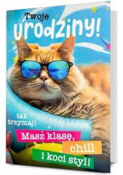Karnet B6 Urodziny