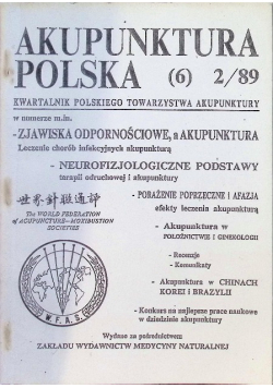 Akupunktura Polska 6 Nr 2 / 89