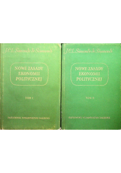 Nowe zasady ekonomii politycznej Tom I i II