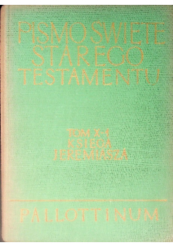 Pismo Święte Starego Testamentu Tom X-1