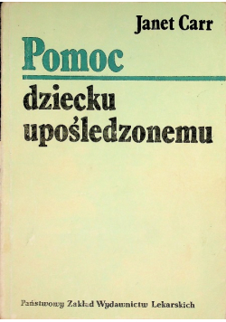 Pomoc dziecku upośledzonemu