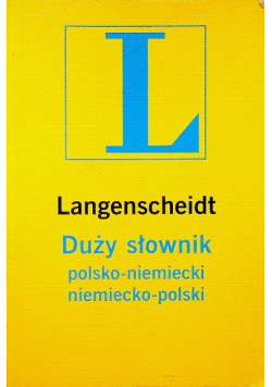Duży słownik polsko niemiecki niemiecko polski