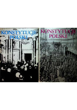 Konstytucje polski Tom 1 i 2