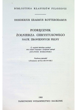 Podręcznik żołnierza Chrystusowego