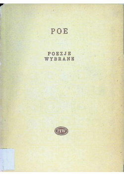 Poezje wybrane Poe