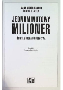 Jednominutowy milioner Światła droga do bogactwa