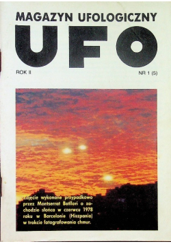 Magazyn ufologiczny Ufo Rok II Nr 1 /  91