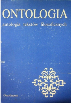 Ontologia antologia tekstów filozoficznych
