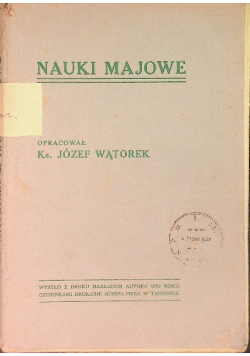Nauki Majowe 1913 r.