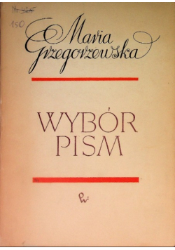 Grzegorzewska Wybór pism