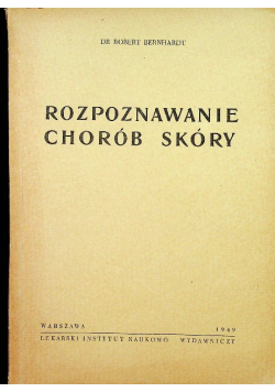 Choroby skóry 1949r.