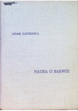 Nauka o barwie