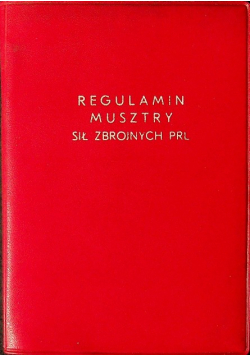 Regulamin Musztry Sił Zbrojnych PRL